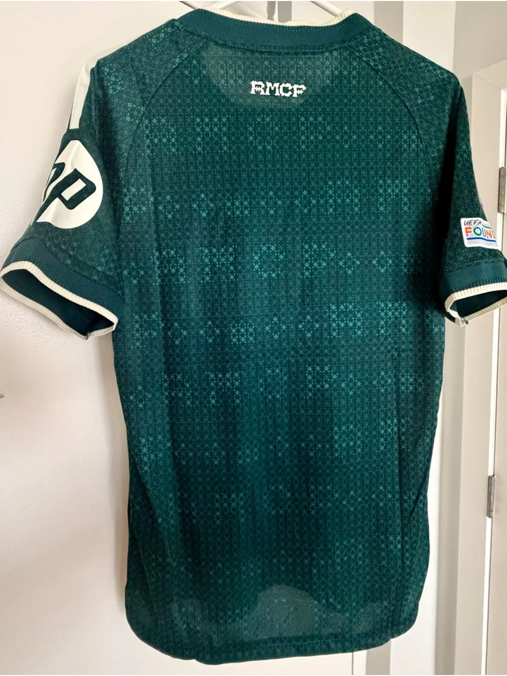 Real Madrid Dark Green Emirates 'Fly Better' Football Jersey version player